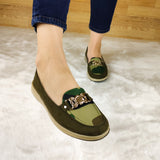 Mocasin Moteado Estilo Militar