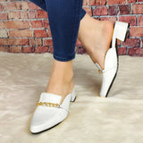 Mocasin Hermoso Y Elegante Blanco / 35 Normal Zapatos Bajitos