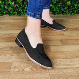 Copia De Sandalia Abierta Construida Con Un Taconcito Pequeño Negro / 35 Normal Zapatos Bajitos