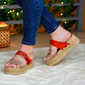 Sandalias faciles de combinar con cualquier ropa, de plataforma