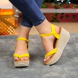 Plataformas De Vanguardia Elegantes Y Sofisticadas Amarillo / 34 Normal