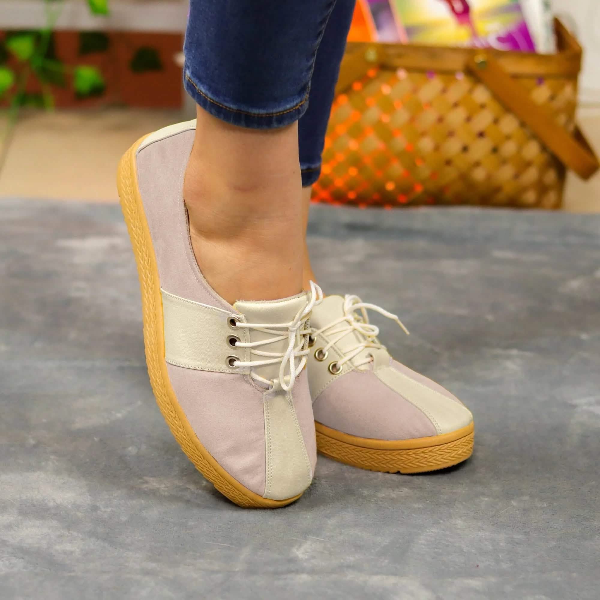 Zapatos Cerrados Casuales: El Toque Final Para Cualquier Outfit Beige / 35 Normal Bajitos