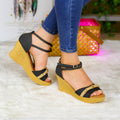 Belleza En Altura: Sandalias Para Toda Ocasión Negro / 35 Normal Zapatos Altos
