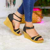 Belleza En Altura: Sandalias Para Toda Ocasión Negro / 35 Normal Zapatos Altos