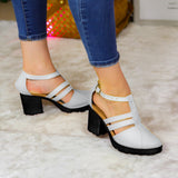 Sandalias con Correas y Tacón Robusto: Ideal para el Día a Día