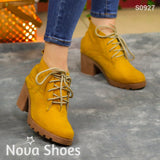 Botines Urbanos: Estilo Y Confort En Cada Paso Amarillo / 35 Normal Zapatos Medianos