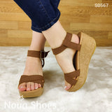 Calzado De Gamuza Con Tela Forrada En La Plataforma Zapatos Medianos