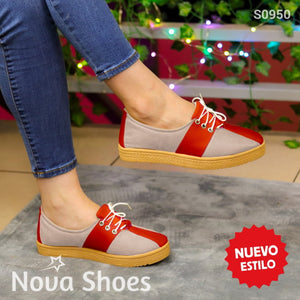 Comodidad Con Estilo: Zapatos Comodos Versátiles Para Toda Ocasión Rojo / 35 Normal Tenis