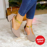 Elegancia Casual: Zapatos Con Correa Y Tacón Bajo Medianos