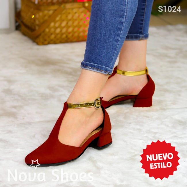 Elegancia Casual: Zapatos Con Correa Y Tacón Bajo Medianos