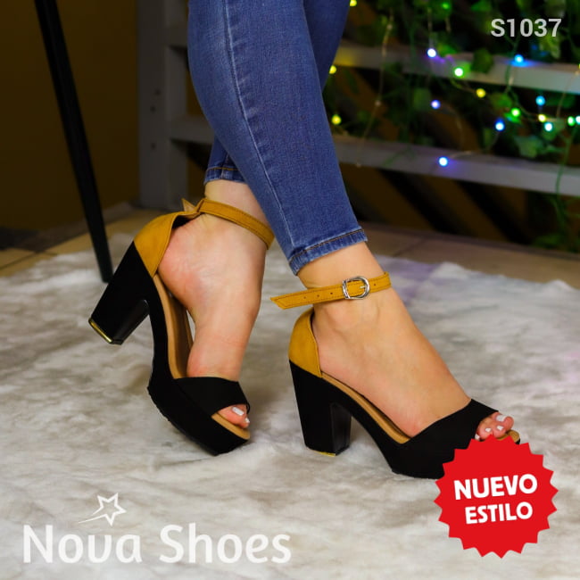 Elegancia Elevada Con Diseño Versátil Amarillo / 35 Normal Zapatos Altos