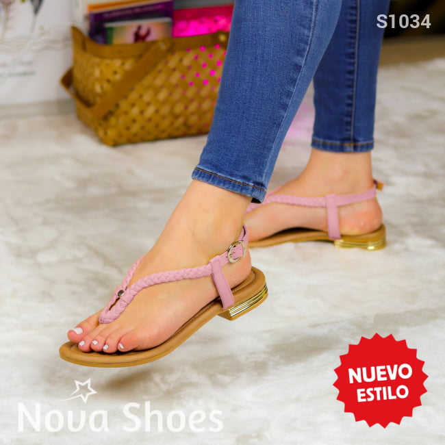 Elegante Sandalia Trenzada Comodidad A Cada Paso Zapatos Bajitos