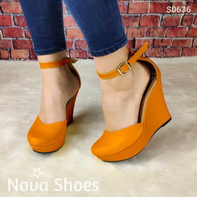 Espactular Plataforma Cerrada De Enfrente Elige El Color Que Mas Te Guste Zapatos Altos