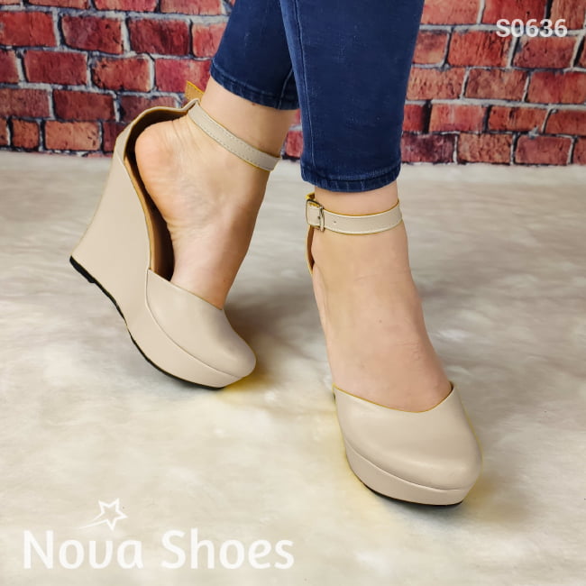 Espactular Plataforma Cerrada De Enfrente Elige El Color Que Mas Te Guste Zapatos Altos