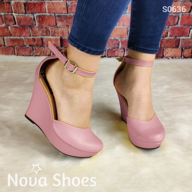 Espactular Plataforma Cerrada De Enfrente Elige El Color Que Mas Te Guste Zapatos Altos