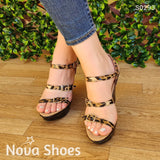 Linda Plataforma Animal Print Suela Negra
