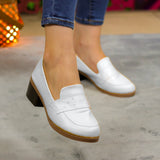 Zapatos Oxford. Un Toque Audaz Para Tu Andar Blanco / 35 Normal Medianos
