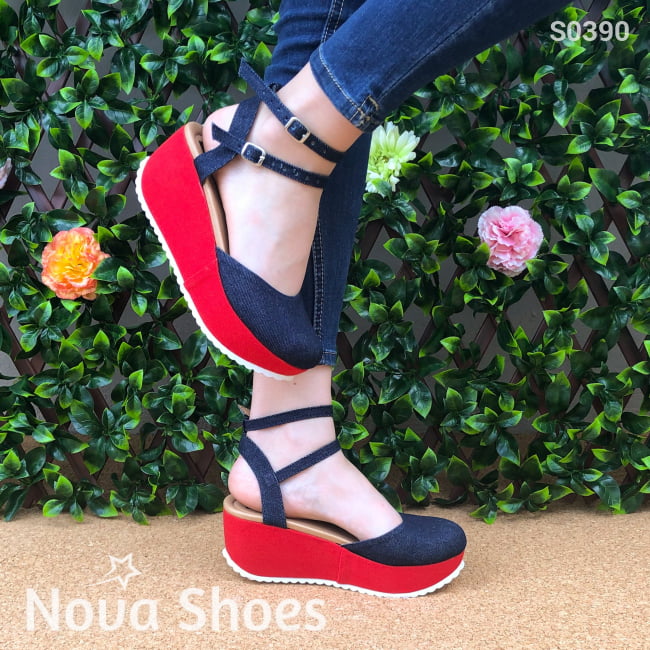 Plataforma Roja Y Azul (Estilo Jean)