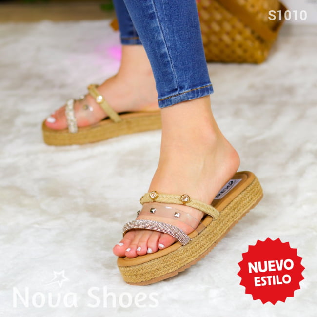 Resplandor Diario: Sandalias Con Adornos Luminosos Zapatos Medianos