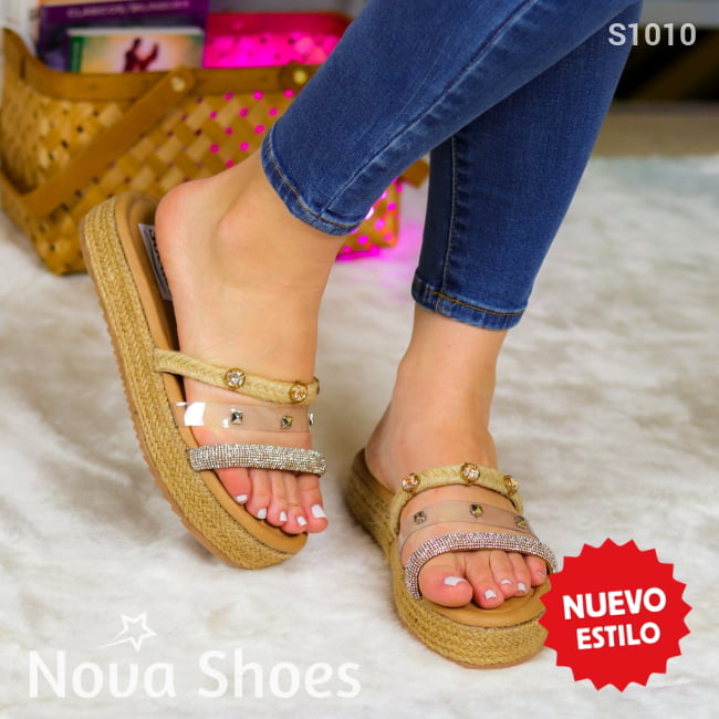 Resplandor Diario: Sandalias Con Adornos Luminosos Zapatos Medianos