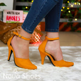 Copia De Refinado Y Delicadito Zapato Tacon Delgado. Muy Elegante Anaranjado / 35 Normal Zapatos