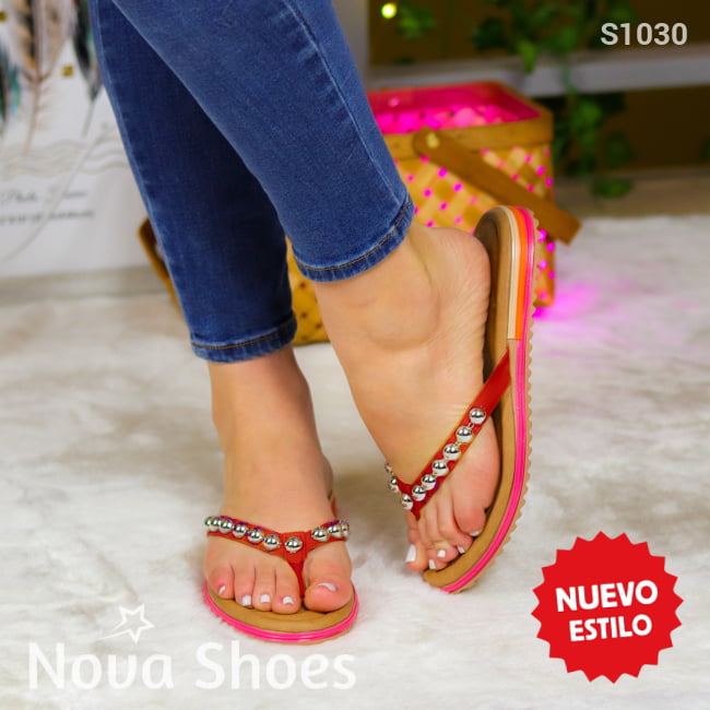 Reflejo De Estilo: Sandalias Que Iluminan Tu Caminar Rojo / 35 Normal Zapatos Bajitos