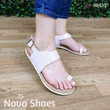 Sandalia De Dedo Comoda Usar. Cuenta Con Hebilla Trasera Blanco / 35 Normal Zapatos Bajitos