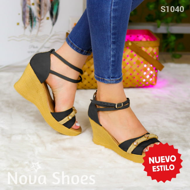 Belleza En Altura: Sandalias Para Toda Ocasión Negro / 35 Normal Zapatos Altos