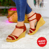 Belleza En Altura: Sandalias Para Toda Ocasión Rojo / 35 Normal Zapatos Altos