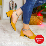 Sutileza Y Carácter: Zapatos Con Tacón Bajo Correa Elegante Medianos