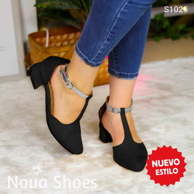 Sutileza Y Carácter: Zapatos Con Tacón Bajo Correa Elegante Medianos