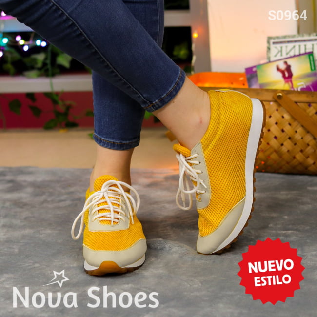 Tenis Deportivos Dinámicos Estilo Y Versatilidad Para Tu Vida Beige / 35 Normal Zapatos Medianos