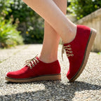 Zapato Casual Tipo Oxford. Suela Flex. Acabado Gamuza