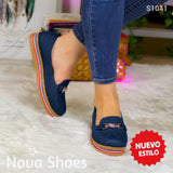 Zapatos Cerrados Con Adorno Metálico: Distinción En Cada Detalle Bajitos