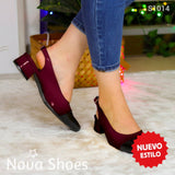 Lujo Diario: La Fusión Perfecta De Charol En Tu Andar Zapatos Bajitos