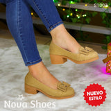 Silueta Clásica: Zapatos De Tacón Mediano Con Personalidad Y Confort Medianos